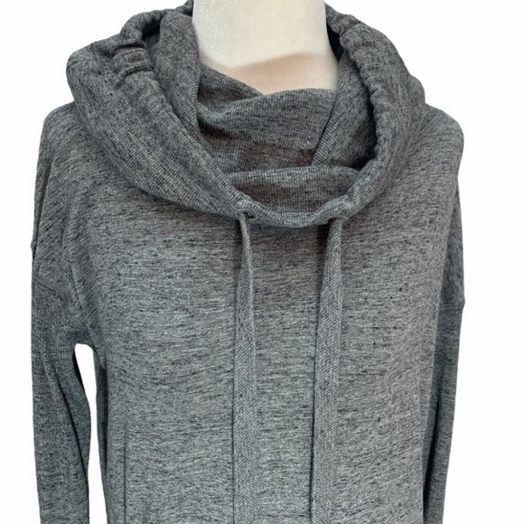 𝅺shambala💐grey Cowl Neck Long Sleeve Cowl Neck Top Small - Picture 2 of 11